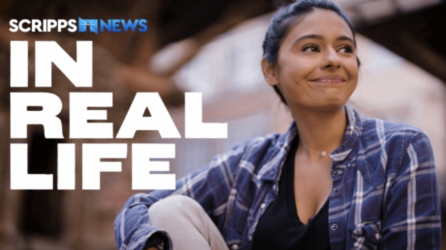 Thumbnail for the Scripps News Emmy award-winning series "In Real Life," hosted by Nelufar Hedayat.