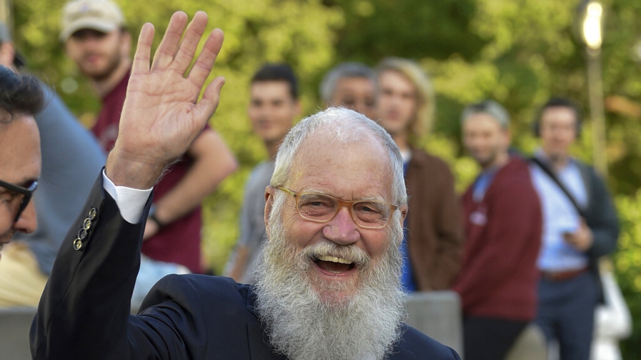 Talk show host David Letterman.