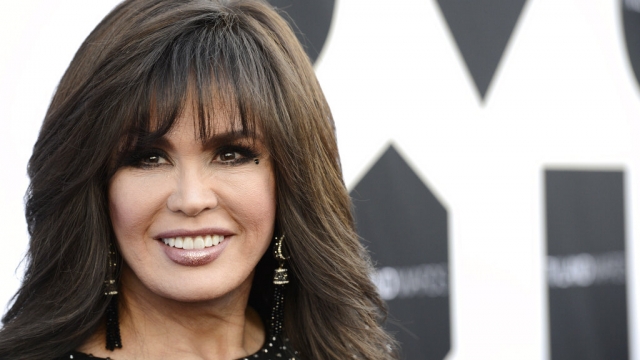 Marie Osmond arrives at the TV Land Awards at the Saban Theatre.