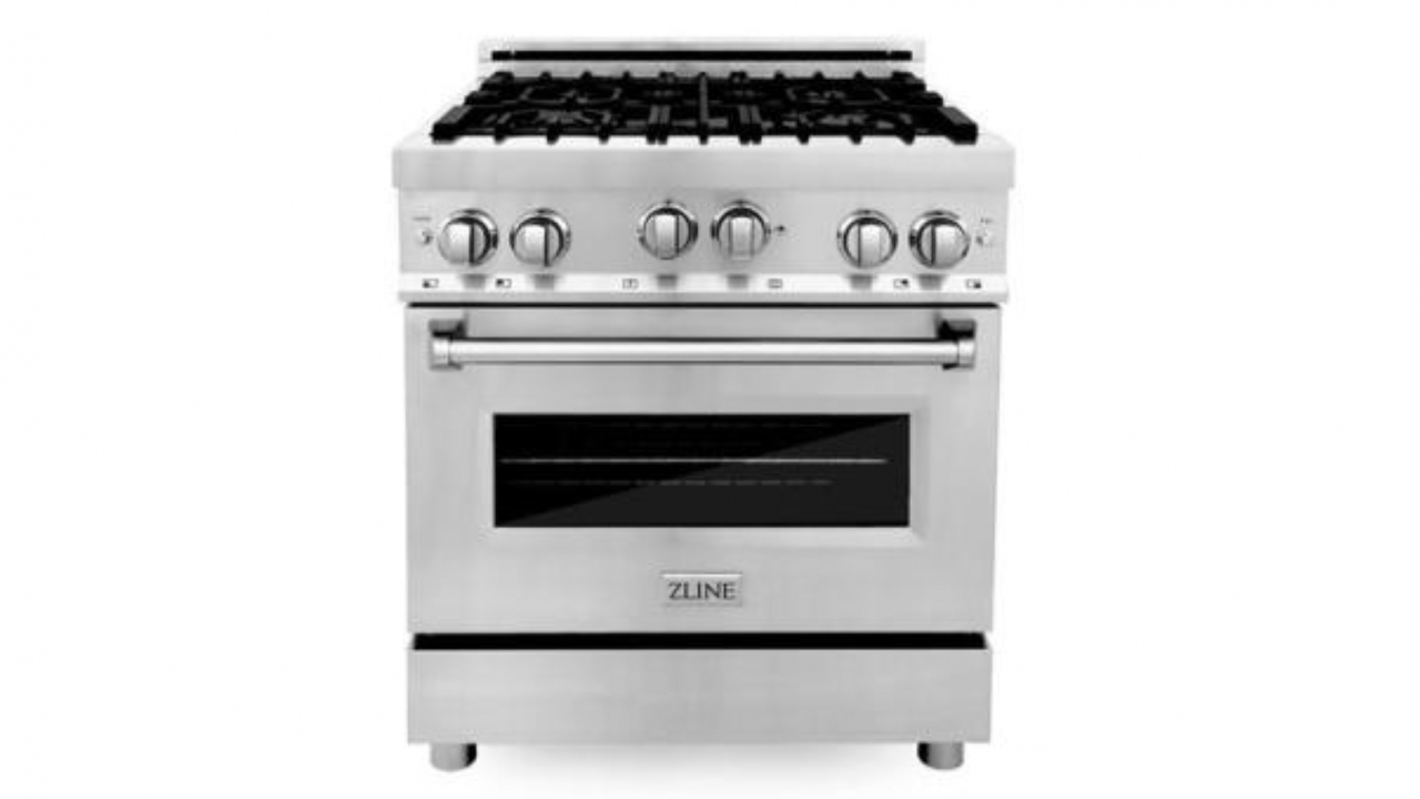 Recalled ZLINE RG30 (30-inch) gas range.