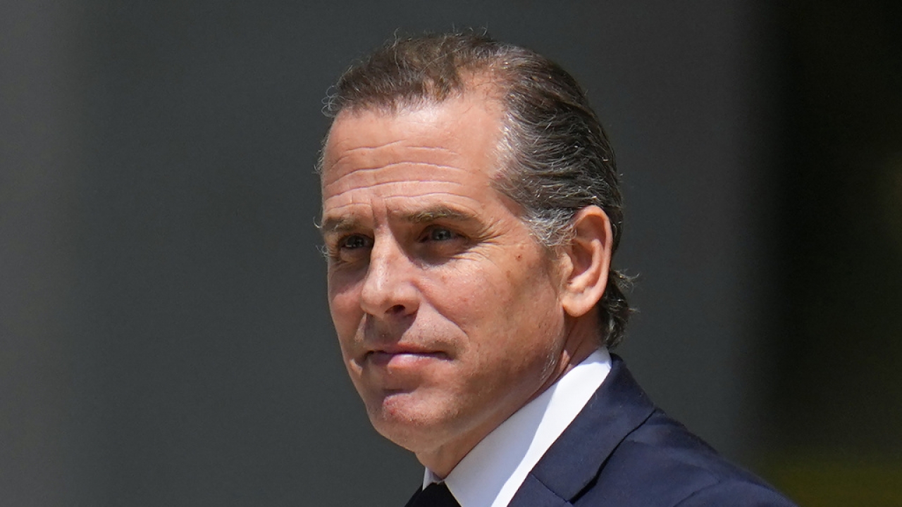 President Joe Biden's son, Hunter Biden, leaves after a court appearance.